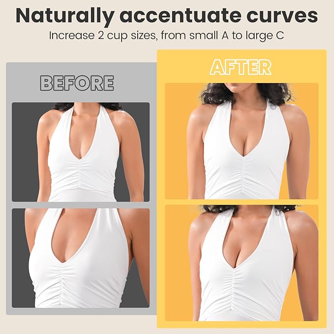 Nsolexus Sticky Inserts - Instant Lift & Boost, Washable & Reusable, Outfit Enhancer